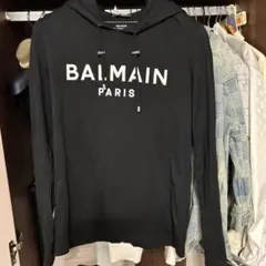 BALMAIN ブラック フード付きパーカー サイズSのサムネイル