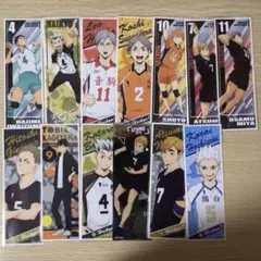 ハイキュー　ロングステッカー　13枚セット