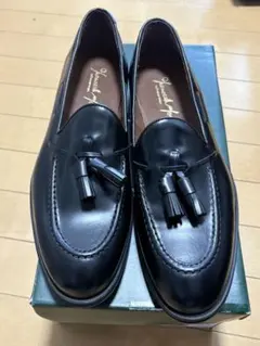 新品未使用　ジャンカルロ モレリ　タッセルローファー　メンズ　革靴 サイズ42のサムネイル