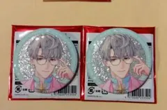 にじさんじ グリッター缶バッジ 8周年 一橋綾人