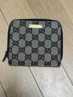 GUCCI GGキャンバス 二つ折り財布