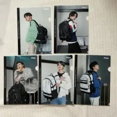 BTS WILL ✕FILA クリアファイル5枚セットのサムネイル