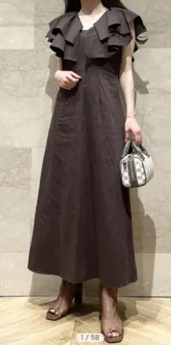 スナイデル　SNIDEL フリルワンピース　新品