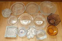 ま*こ様 【中古】ガラス製　食器セット