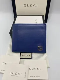 美品‼️ グッチ　GUCCI 財布　二つ折り　折り財布　シェリーライン