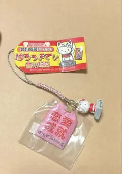 ［未開封］ハローキティ 愛知限定豊川稲荷バージョン　根付け　ご当地キティ