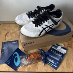 ASICS 陸上スパイクシューズ 23.5 付属品セット