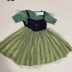 しまむら リトシー　アナ　アナと雪の女王　ディズニー　120 ワンピース　レース