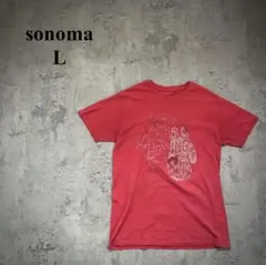 【sonoma】ソノマ（L）ビッグプリントTシャツ＊ボキシング＊グラフィックのサムネイル