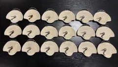 鶴形小皿 18枚セット　超レトロ