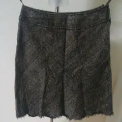 COMME CA ISM 膝上スカート グレー