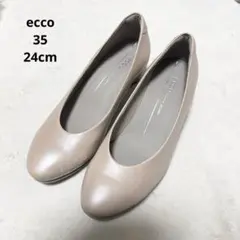 ecco エコー　24cm 35 レザー　べージュのサムネイル