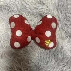 ミニー　リボン　ゴム　大