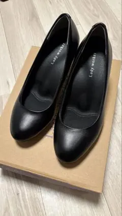 アシックス 走れるパンプス レディウォーカー 7cmヒール 22.5cm 3E