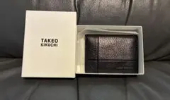 ★ 新品未使用品 ★ TAKEO KIKUCHI カードケース　ブラック