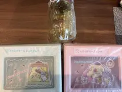 サンリオ　ポムポムプリン当たりくじ　トランクケース・クリアボトル3点セット