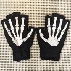 美品】スケルトン指なし手袋 フィンガーレスグローブタイプ 滑り止め 軍手