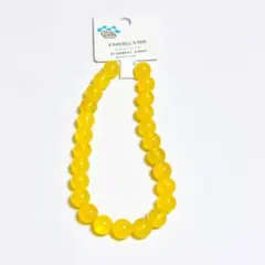 パーツクラブ 天然石ビーズ　8mm イエローメノウ