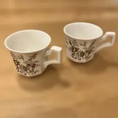 草花文金彩　ガラスカップ　2個セット　ミニグラス　ヴィンテージ 草花文金彩 ガラスカップ 2個セット ミニグラス ヴィンテージ - メルカリ
