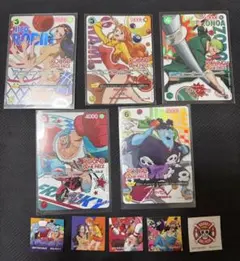 ラウンドワンコラボ】 ワンピースカードプロモ5枚セット - メルカリ