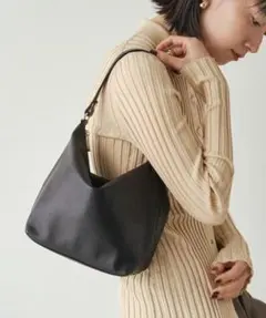 russet本革軽量360g 2wayソフトレザーシンプルショルダーバッグBR