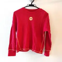 Lipton×apres les cours 赤 長袖カットソー 140