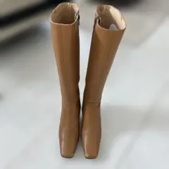 UNTITLED ブラウンロングブーツ 25センチ