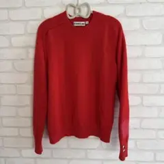 【美品】ユニクロ　アニヤハインドマーチ　カシミヤ　レッド　XL