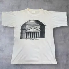 希少　パンテオン神殿 アートTシャツ ローマ 建築 ヴィンテージ風【雰囲気抜群】