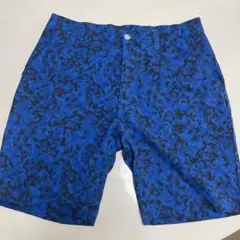 来春用値下げ　ジャンク品評価です　BC 青系迷彩 ゴルフパンツ