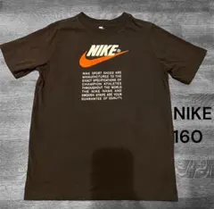 YU様専用NIKE Tシャツ 150 160cm ブラック　ロゴTシャツのサムネイル