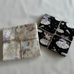新品 ハンドメイド 手芸に ゆめ可愛い ユニコーン柄カットクロス110×50cm