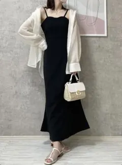 【美品 未使用】GRL マーメイドキャミジャンパースカート