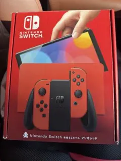 【未使用】有機EL Nintendo Switch スイッチ　本体　マリオレッド