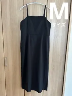 しまむら ブラックキャミワンピース Mサイズ
