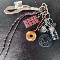 オレオ　じゃらじゃらキーホルダー　コーヒー　バッグチャーム　キーホルダー　カフェ