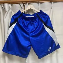 ASICS バスケットボールショートパンツ 青　Mサイズ