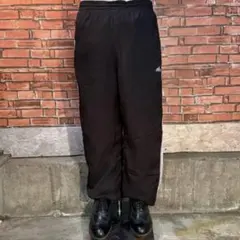 USA古着 adidas ナイロンパンツ baggy ワイド ストレート 90s