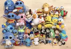 ディズニー　マスコット　ぬいぐるみ　キーホルダー　まとめ売り
