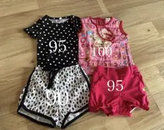 ベビー服 トップス ショートパンツ 4点セット 90cm 95cm 100cm