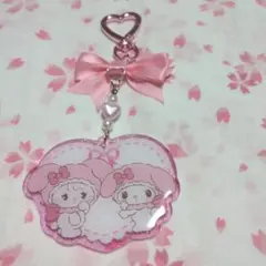 サンリオ　mikko マイメロ　アクリルチャーム