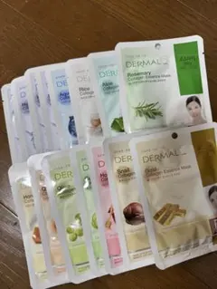 DERMAL エッセンスマスクセット　パック15枚セット