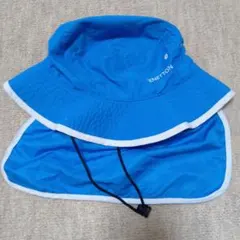 ベネトン 青ポリエステルハット 56cm