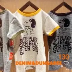 デニム&ダンガリー SNOOPY Tシャツ130
