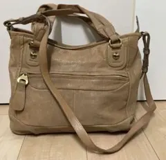 廃盤 SAZABY サザビー 2way レザー ショルダーバッグ トートバッグのサムネイル