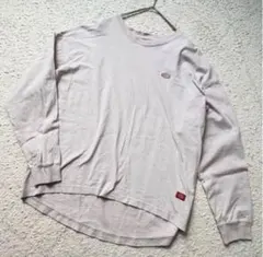 Dickies 長袖カットソー ベージュ ロングスリーブTシャツ　シンプルのサムネイル