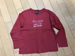 COMME CA ISM 赤 長袖カットソー　120cm