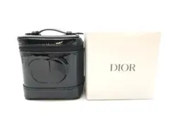 ディオール ノベルティ ブラック エナメル バニティ ポーチ