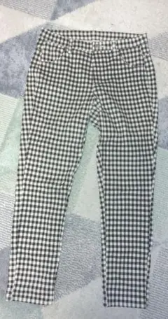 ユニクロ　ギンガムチェック カジュアルパンツ