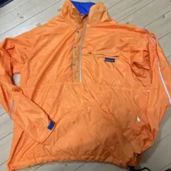 90s パタゴニア アノラックジャケット 台湾製 オレンジ L - メルカリ